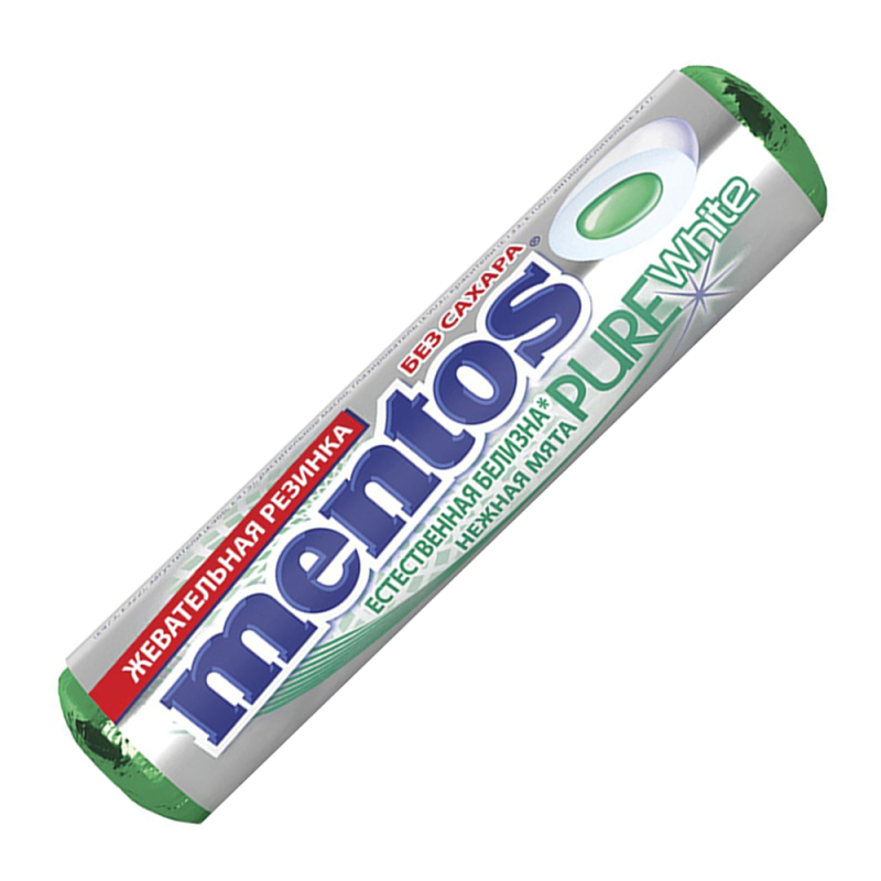 Жев.резинка Mentos Pure Fresh Нежная мята 15,5г