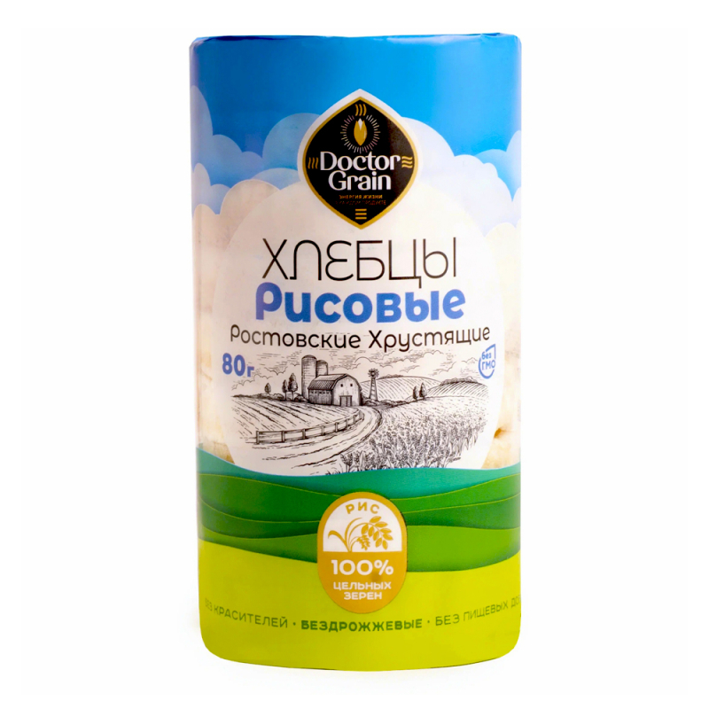 Хлебцы рисовые Ростовские 80гр