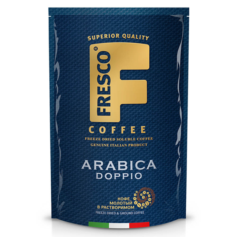 Кофе с добавлением молотого Fresco doppio 75гр