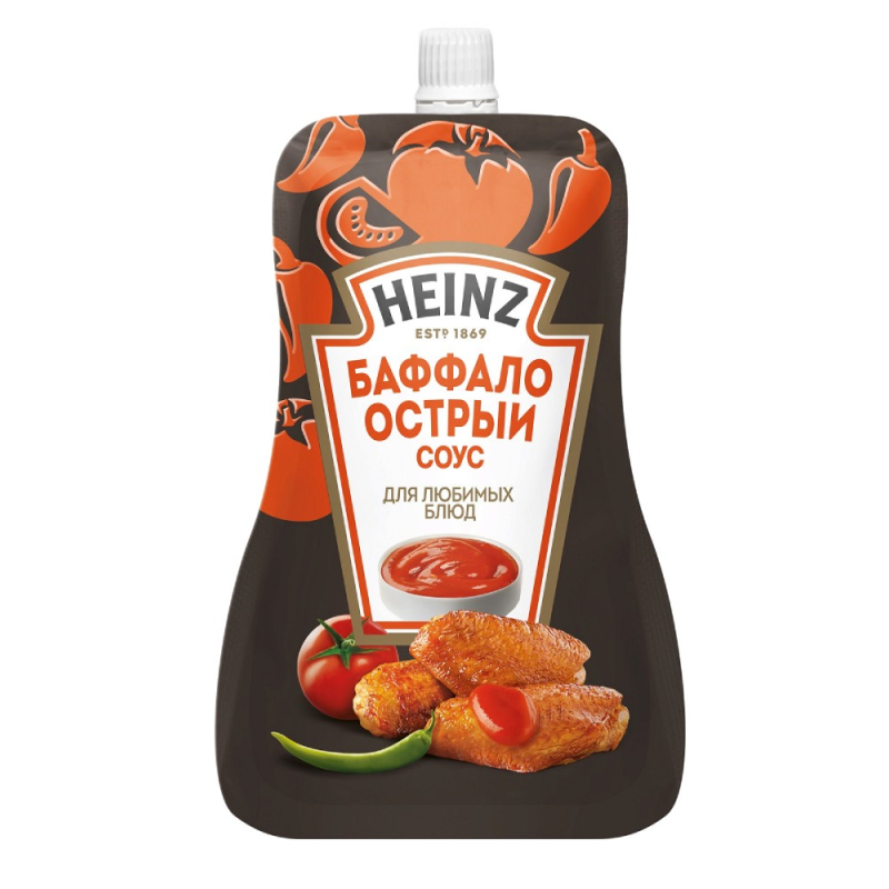 Соус 200 гр Heinz Баффало острый Дой-пак
