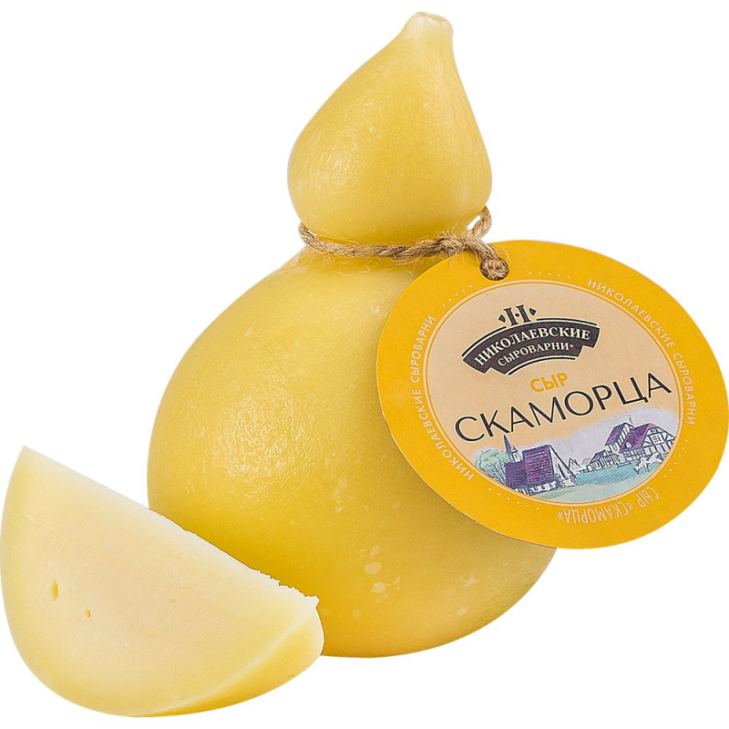 Сыр Скаморца  40% 1 кг Николаевские сыроварни