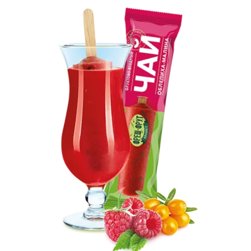 Фруктово-ягодный чай ФРЕШ-ФРУТ "Облепиха-Малина" 50 гр