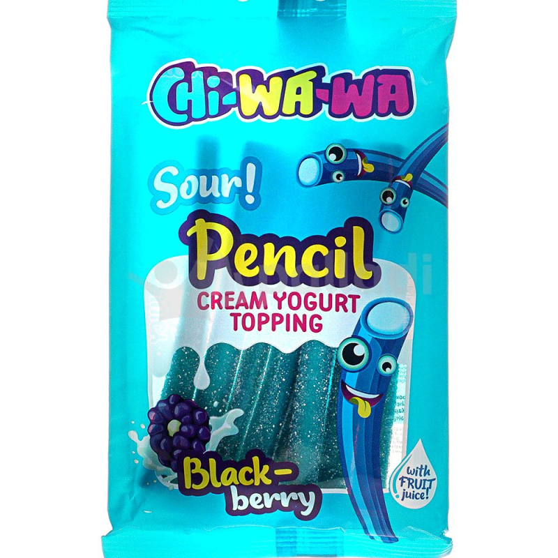 Мармелад 80 г CHI-WA-WA Ежевика кислый Карандаш п/п