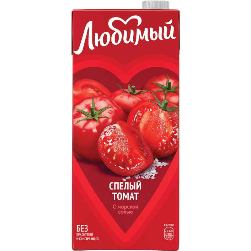 Нектар Любимый Томат Морская Соль т/п 0,95л 
