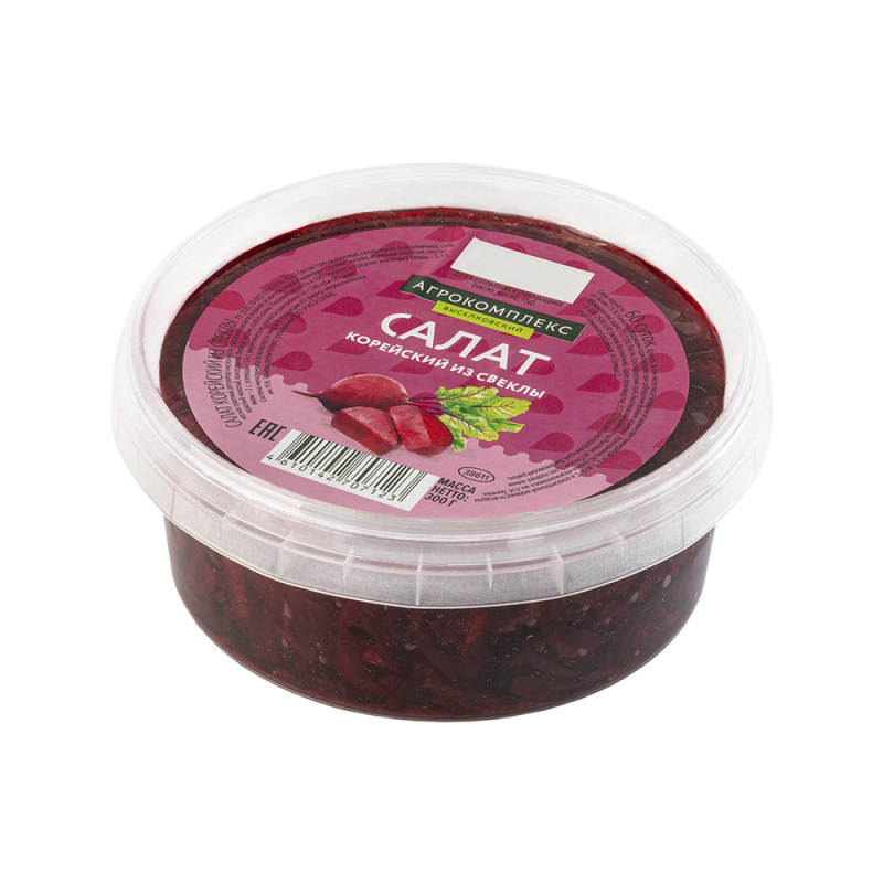Салат корейский из свеклы банка Агрокомплекс 300гр