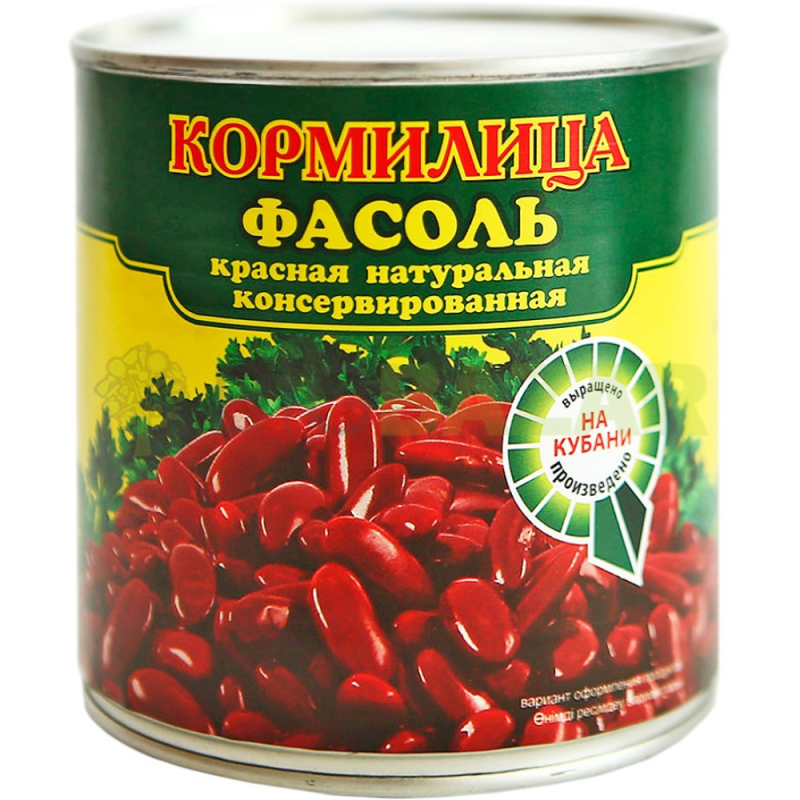 Фасоль Кормилица 425мл красная ГОСТ ж/б 1х12