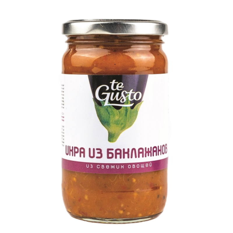 Икра из баклажанов te Gusto 380гр