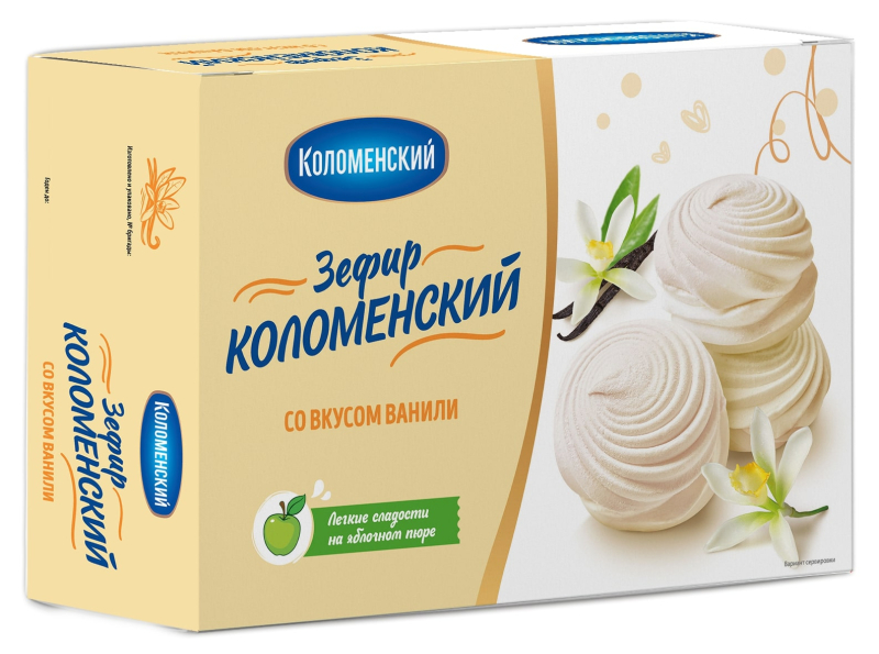 Зефир со вкусом ванили Коломенский 250гр