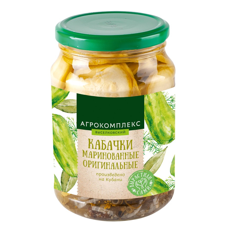 Кабачки маринованные оригинальные 720гр