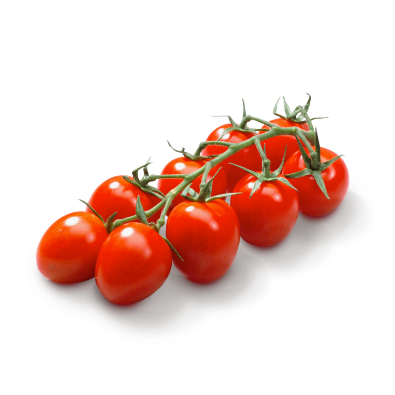 Томат коктейль сливовидный красный 500 гр подложка на ветке, флоу-пак, шт (ЭКО-культура)