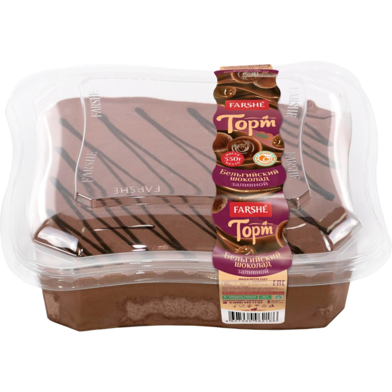 Торт "Бельгийский шоколад заливной" 0,330 Фарше
