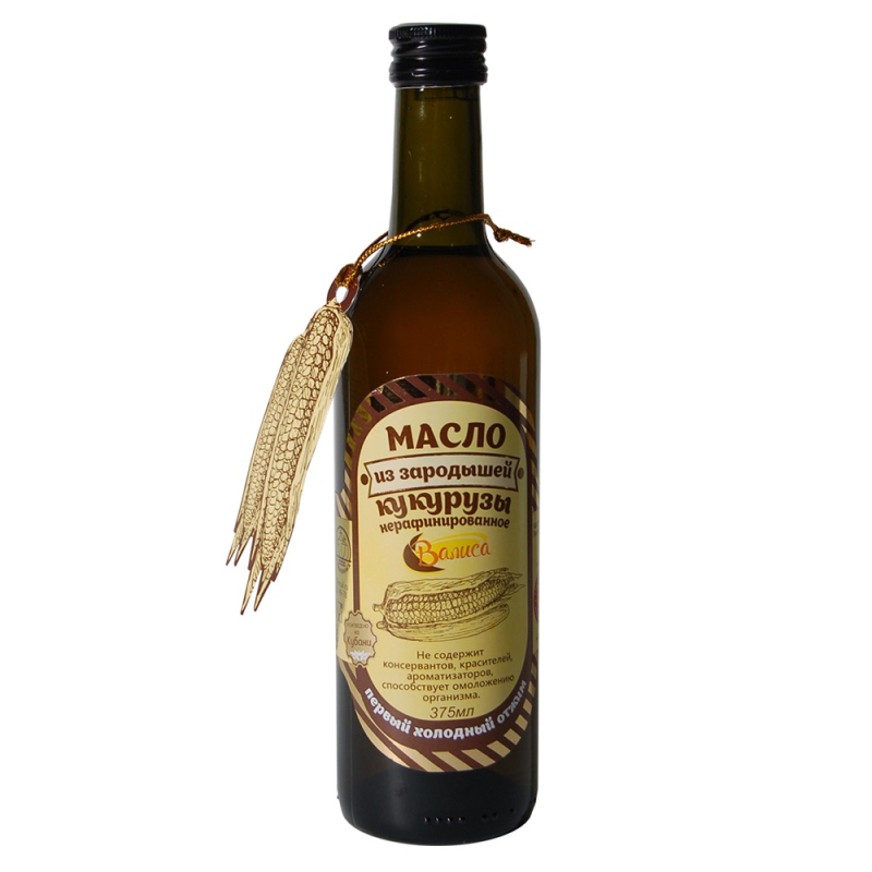Масло из зародышей кукурузы 0,25л нерафинированное Валиса стекло