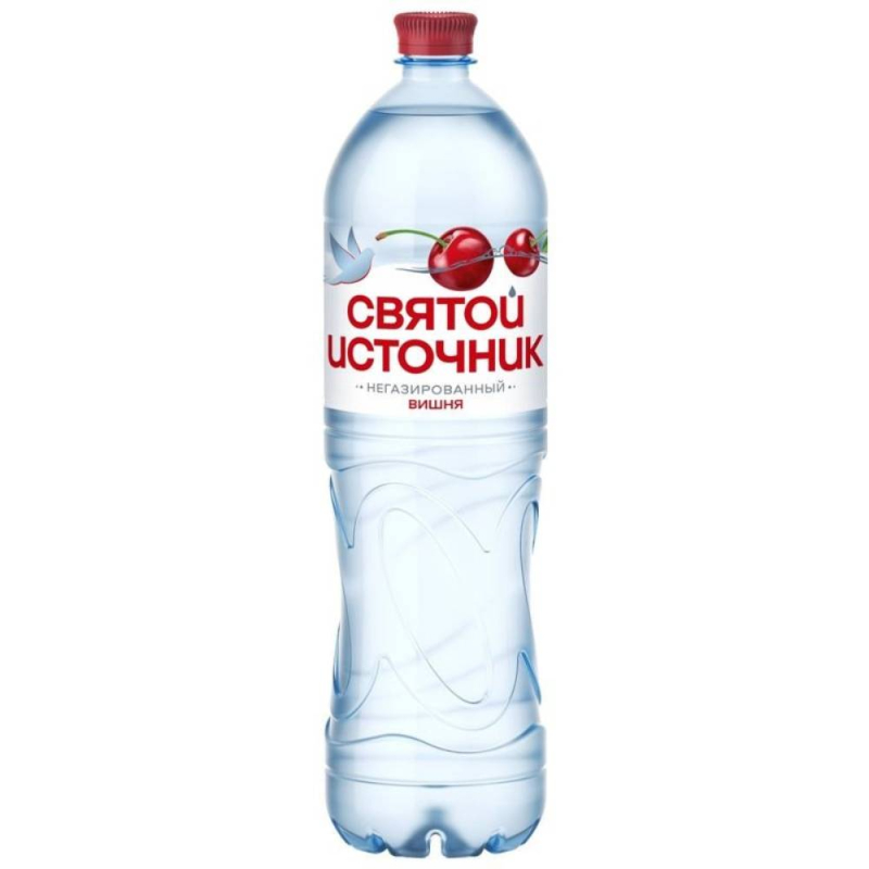 Вода 1,5 л Святой источник Вишня негазированная ПЭТ [м]